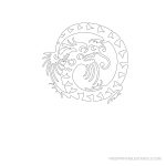 Free Printable Dragon Stencil F | Crafts To Try | Stencils   Free Printable Dragon Stencils