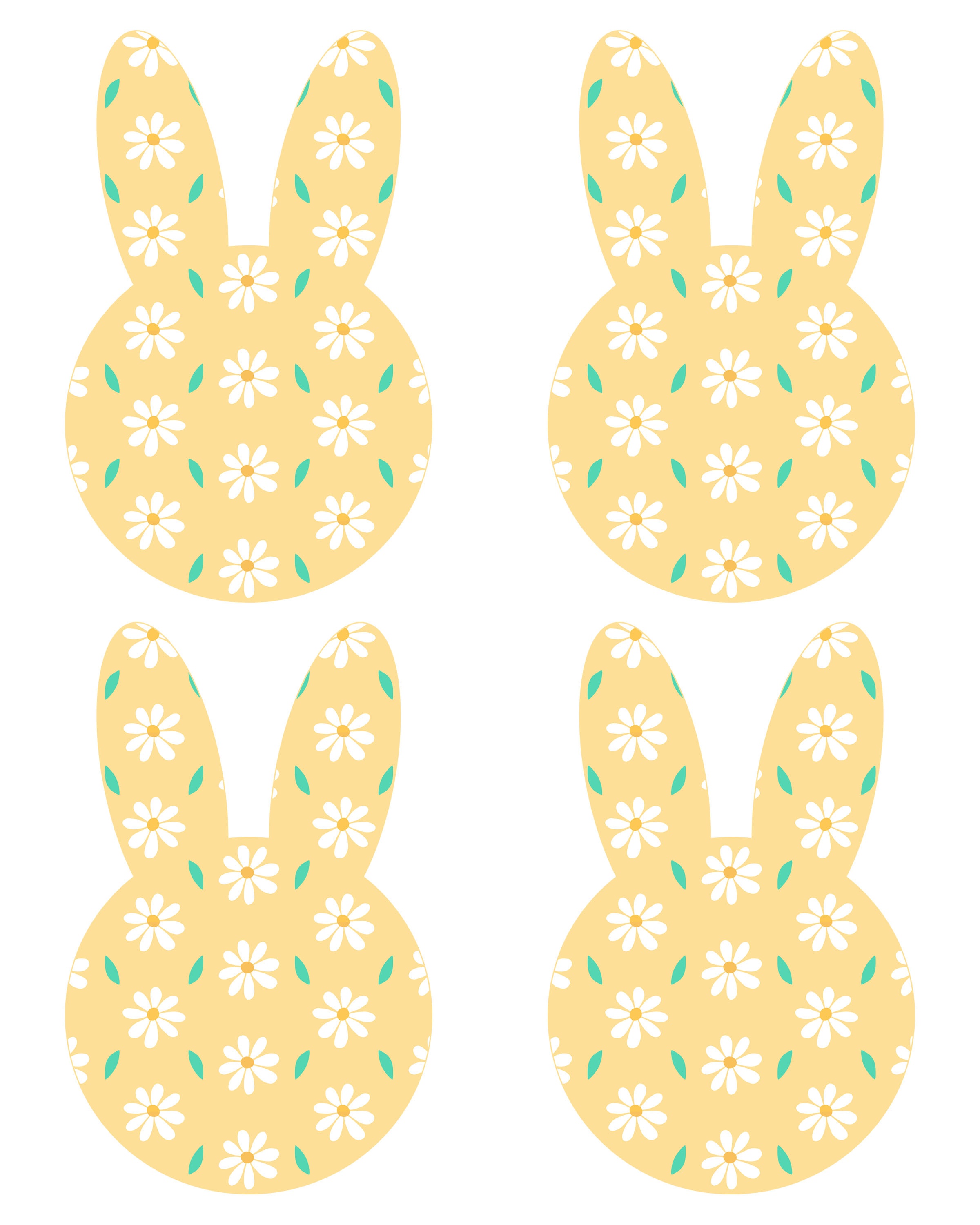 Free Printable Easter Bunny Banner - The Cottage Market - Free Printable Easter Bunting