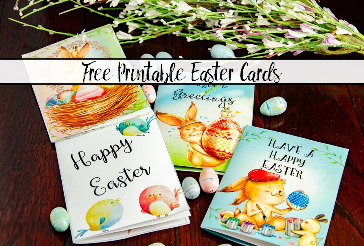 Free Printable Easter Cards: 4 Adorable Designs - Free Printable Easter Greeting Cards