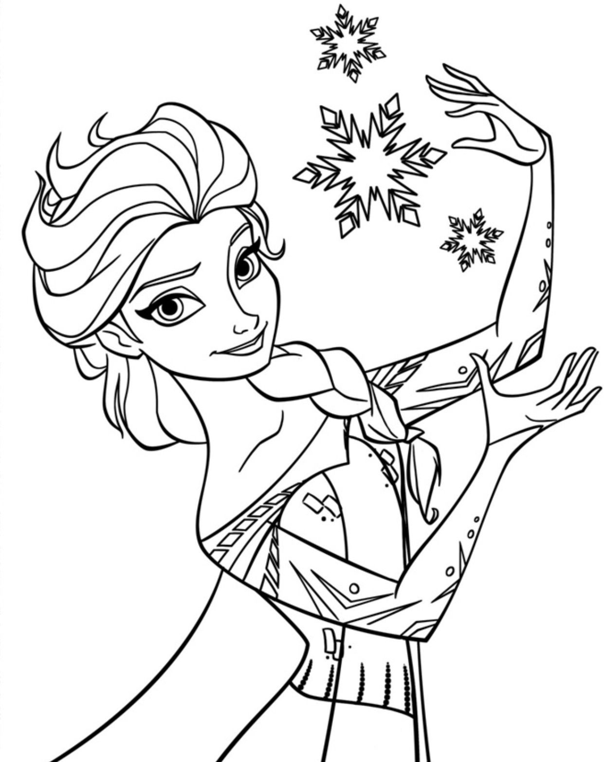 Free Printable Elsa Coloring Pages For Kids | Elsa | Frozen Coloring - Free Printable Frozen Coloring Pages