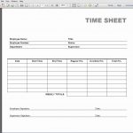 Free Printable Employee Timesheet And 8 Best Of Blank Printable   Free Printable Blank Time Sheets