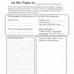 Free, Printable #encyclopedia Handout For #teaching Research Papers   Free Printable Parent Information Sheet