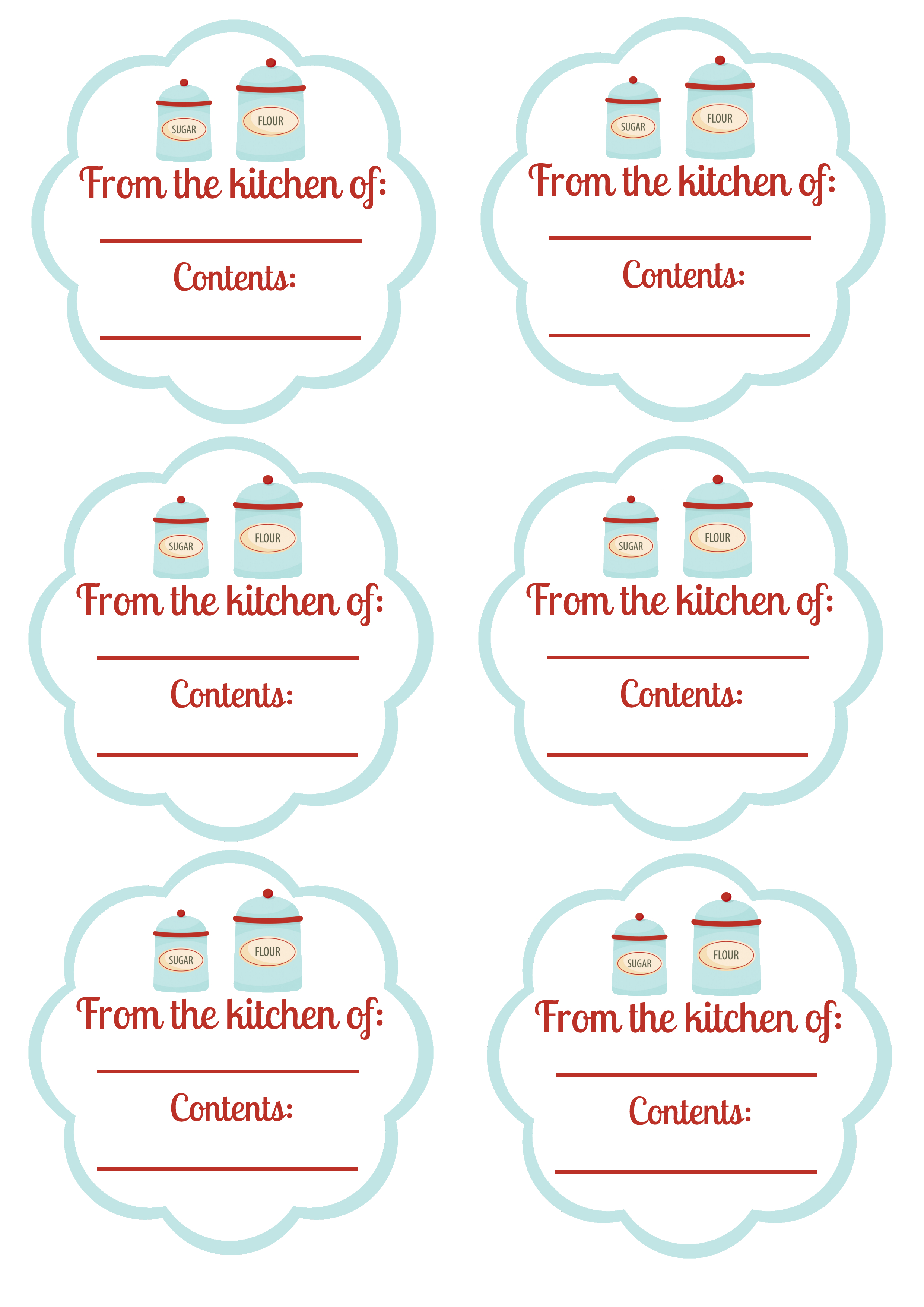 Free Printable - Food Labels And Canning Labels - Blissfully - Free Printable Food Labels