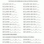 Free Printable Fraction Worksheets Fractions Of Numbers 3 | Fracţii   Free Printable Fraction Worksheets Ks2