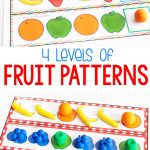 Free Printable Fruit Themed Pattern Activity   Life Over Cs   Free Printable Patterns