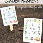 Free Printable Garden Markers Your Kids Will Love | Sunny Day Family   Free Printable Plant Labels