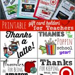 Free Printable Gift Card Holders For Teacher Gifts | Printables   Free Teacher Appreciation Week Printable Cards