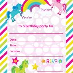 Free Printable Golden Unicorn Birthday Invitation Template   Free Printable Unicorn Birthday Invitations