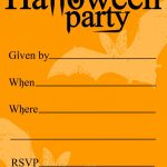 Free Printable Halloween Birthday Invitations Templates | Halloween   Free Printable Halloween Birthday Party Invitations