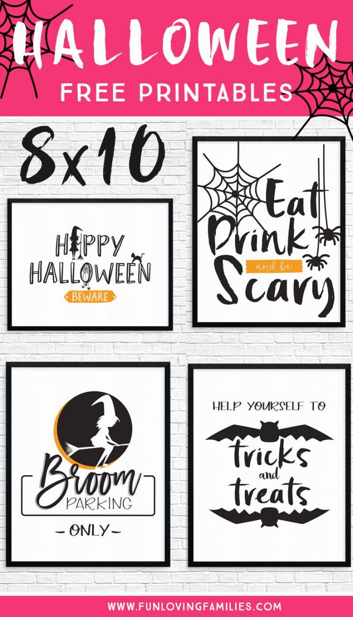 Free Printable Halloween Party Decorations