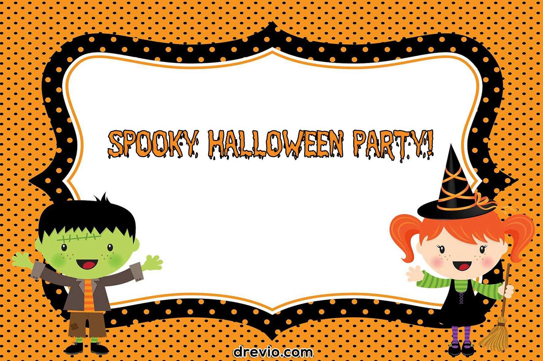 Free Printable Halloween Invitations Templates | Free Printable - Free Printable Halloween Birthday Party Invitations