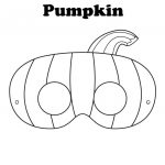Free Printable Halloween Pumpkin Mask   Ready To Be Colored! | Mops   Free Printable Paper Masks