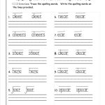 Free Printable Handwriting Sheets For First Grade | Homeshealth   Free Printable Handwriting Worksheets