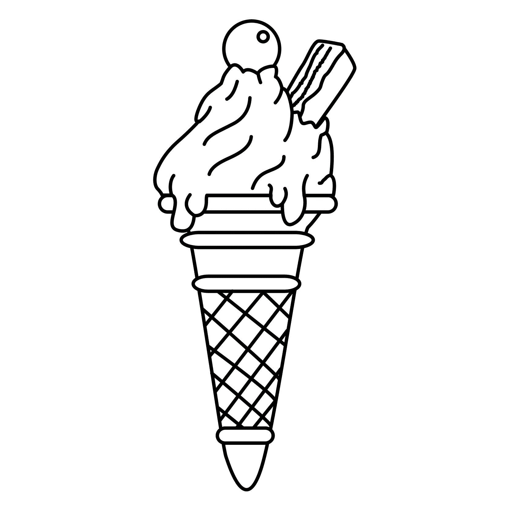 Free Printable Ice Cream Coloring Pages For Kids - Ice Cream Color Pages Printable Free