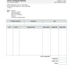 Free Printable Invoice Template New Sample Of Invoice Receipt Free   Free Printable Invoices