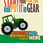 Free Printable John Deere Tractor Birthday Invitation Template   Free Printable John Deere Birthday Invitations