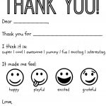 Free Printable Kids Thank You Cards To Color | Thank You Card   Free Printable Teacher Appreciation Cards To Color