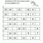 Free Printable Kindergarten Math Worksheets Counting Back In 1S To   Free Printable Counting Worksheets