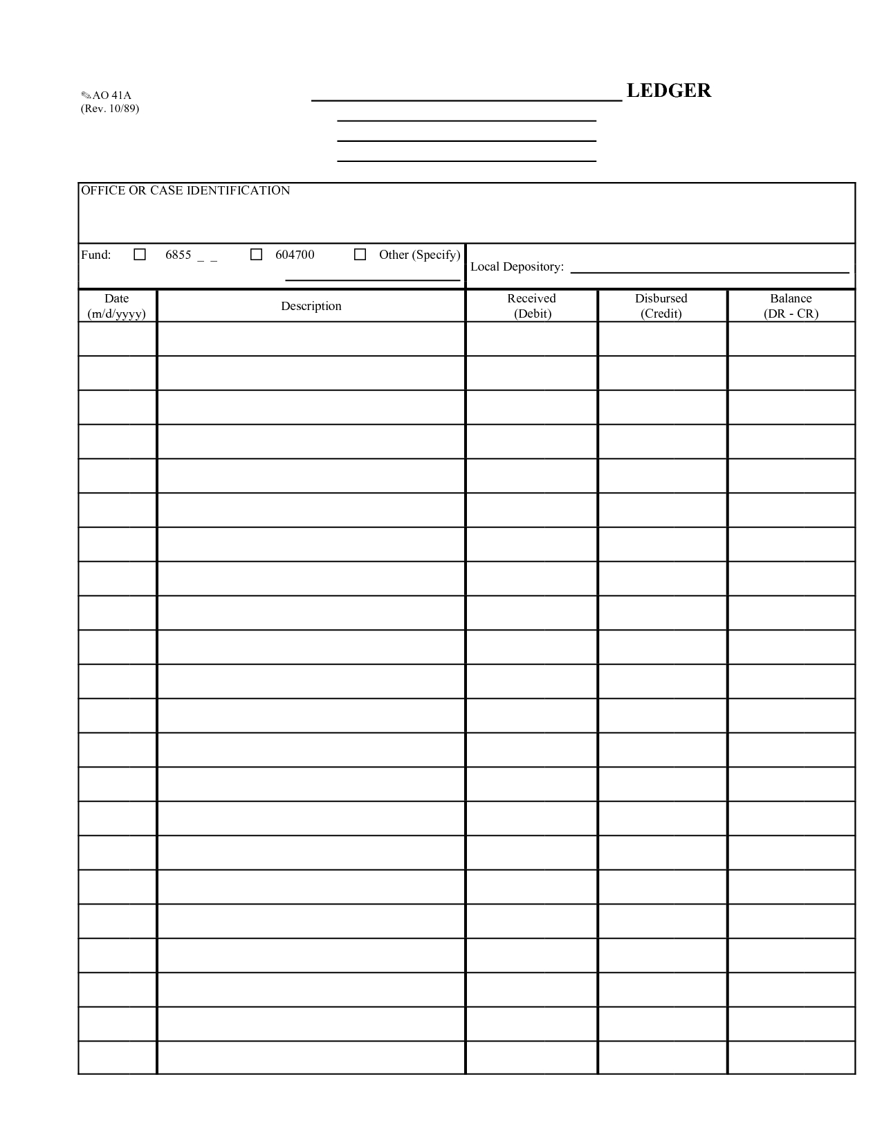 Free Printable Ledger Template | Accounting Templates | Printable - Free Printable Accounting Ledger