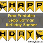 Free Printable Lego Batman Birthday Banner | Bat Birthday | Lego   Free Printable Lego Batman