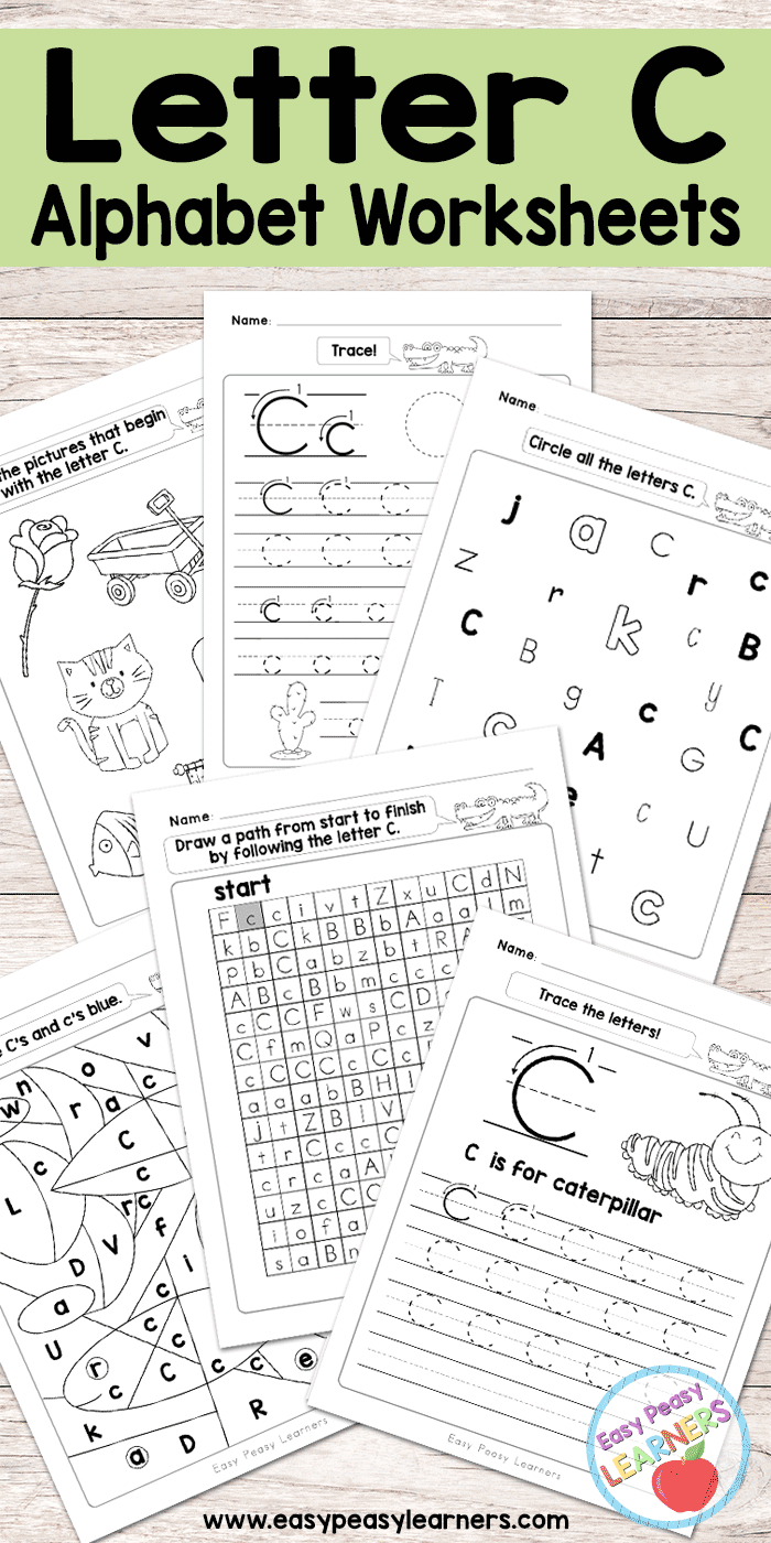 Free Printable Letter C Worksheets - Alphabet Worksheets Series - Free Printable Letter C Worksheets