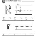 Free Printable Letter R Alphabet Learning Worksheet For Preschool   Free Printable Preschool Worksheets For The Letter R