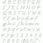 Free Printable Letter Stencils Templates | Home Style | Free   Free Printable Fancy Number Stencils