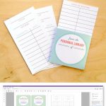 Free Printable Library Cards | Printables | The Best Downloads   Free Printable Personal Cards