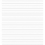 Free Printable Lined Paper {Handwriting Paper Template} | Preschool   Free Printable Kindergarten Lined Paper Template