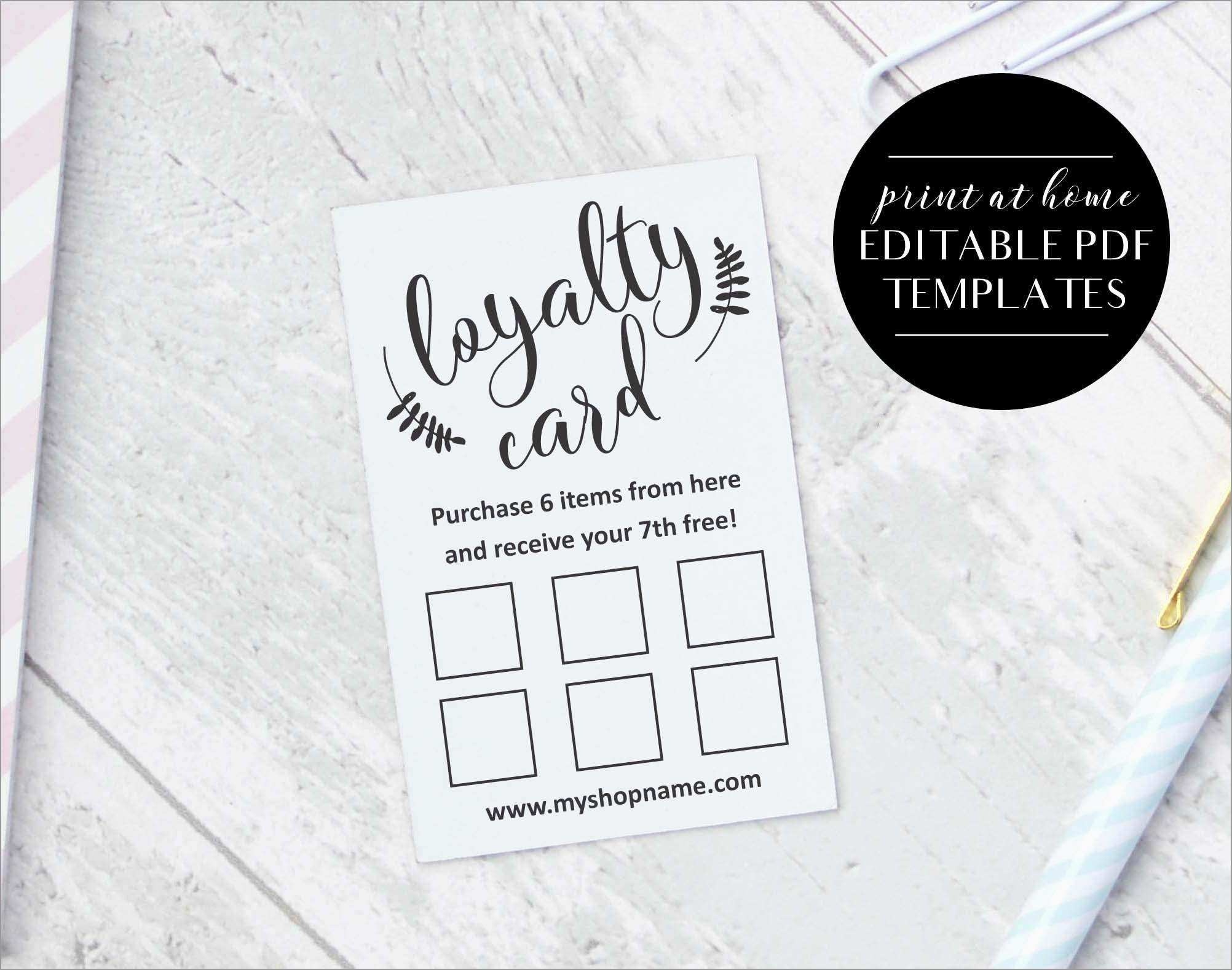 Free Printable Loyalty Card Template Best Loyalty Cards From £5 99 - Free Printable Loyalty Card Template