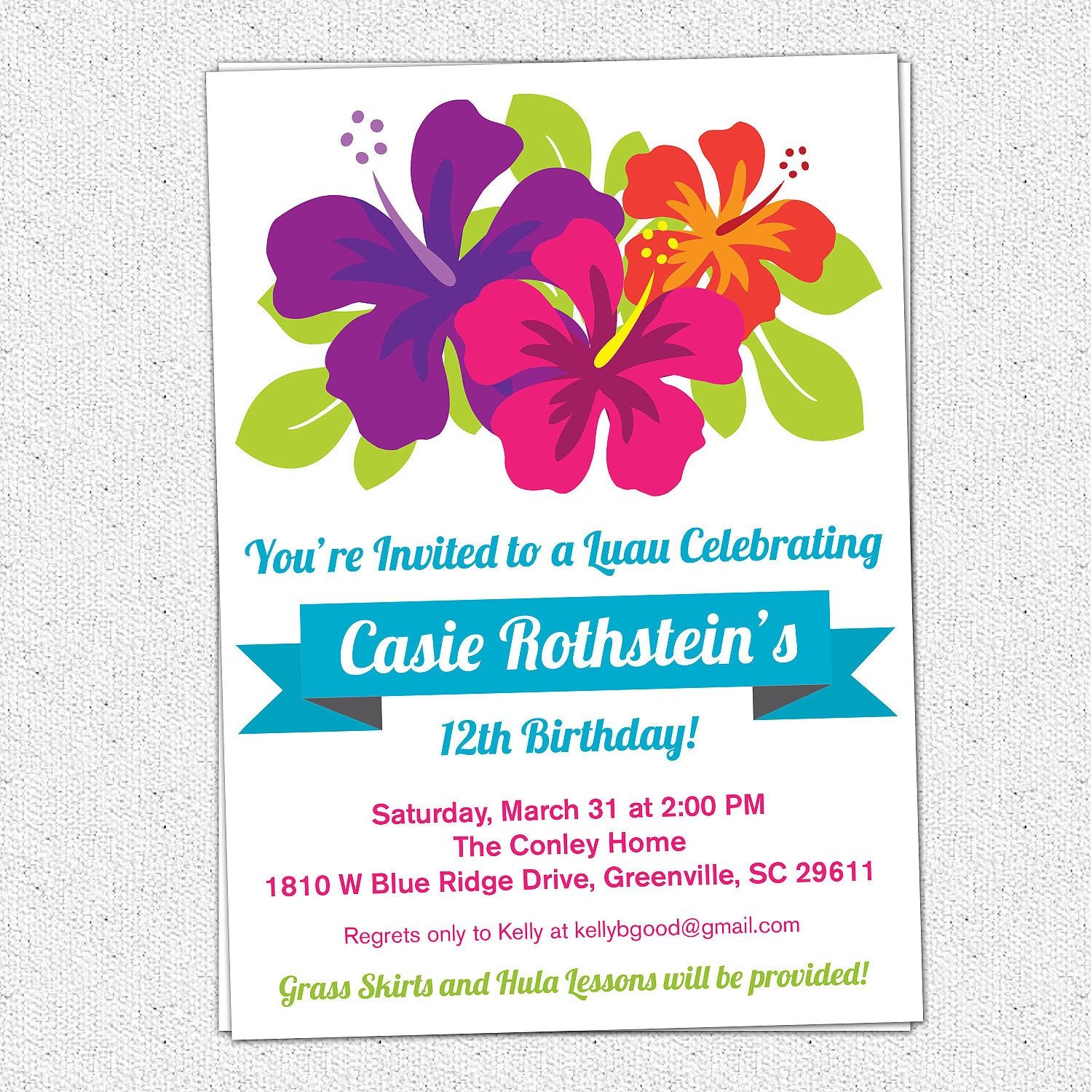 Free Printable Luau Birthday Invitations Templates | Elma In 2019 - Hawaiian Party Invitations Free Printable