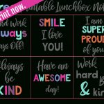 Free Printable Lunchbox Notes | Simply Being Mommy | Free Printables   Free Printable Lunchbox Notes