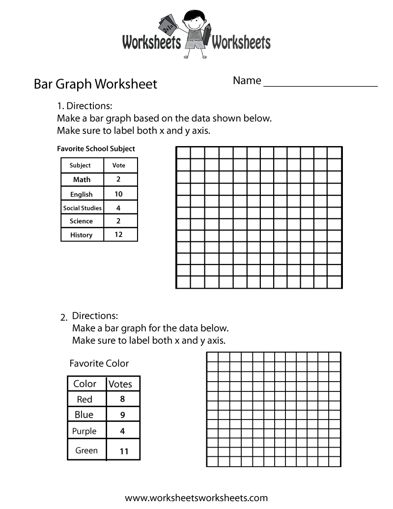 Free Printable Making Bar Graph Worksheet - Free Printable Bar Graph