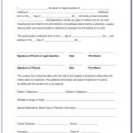 Free Printable Medical Consent Form For Minor Child   Form : Resume   Free Printable Child Medical Consent Form
