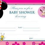 Free Printable Minnie Mouse Baby Shower Invitations (62+ Images In   Free Printable Minnie Mouse Baby Shower Invitations