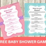 Free Printable Modern What's In Your Phone Baby Shower Game   Baby   What&#039;s In Your Phone Baby Shower Game Free Printable