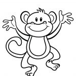 Free Printable Monkey Coloring Page | Cj 1St Birthday | Monkey   Free Printable Monkey Coloring Pages