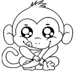 Free Printable Monkey Coloring Pages For Kids | Coloring Pages   Free Printable Monkey Coloring Sheets