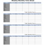 Free Printable Monthly Time Sheets | Time Sheet | Timesheet Template   Free Printable Time Sheets
