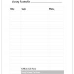 Free Printable Morning Routine Chart {Plus How To Use It}   Free Printable Morning Routine Chart