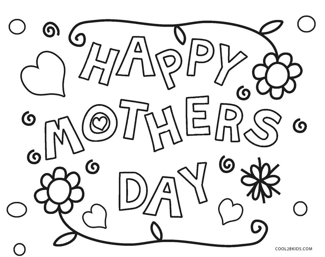 Free Printable Mothers Day Coloring Pages For Kids | Cool2Bkids - Free Printable Mothers Day Coloring Cards