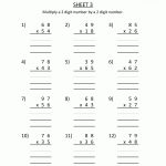 Free Printable Multiplication Worksheets 2 Digits2 Digits 3   Free Printable Multiplication Worksheets For 4Th Grade
