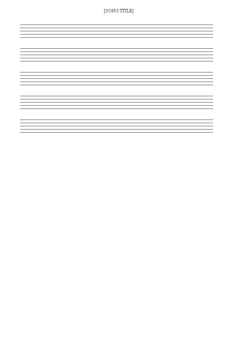 Free Printable Music Staff Sheet 10 Lines - Download This Free - Free Printable Music Staff