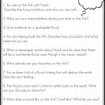 Free Printable Noah's Ark Writing Prompts | Ultimate Homeschool   Free Printable Bible Stories For Youth