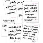 Free Printable Pantry Labels: Hand Lettered   Free Printable Pantry Labels