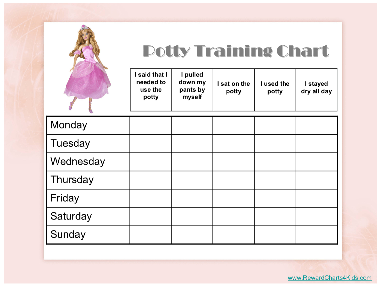 Free Printable Potty Training Charts - Potty Training - Free Printable Potty Training Charts