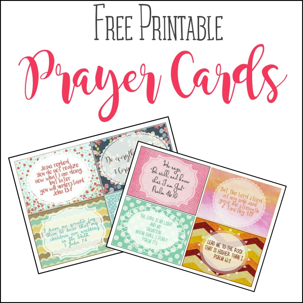 Free Printable Prayer Cards – Angela Tyler - Free Printable Prayer Cards