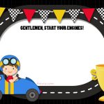 Free Printable Race Car Birthday Party Invitations   Updated! | Free   Free Printable Car Template