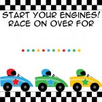 Free Printable Race Car Birthday Party Invitations   Updated   Free Printable Car Template