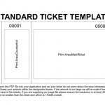 Free Printable Raffle Tickets Template | Template | Ticket Template   Free Printable Raffle Ticket Template